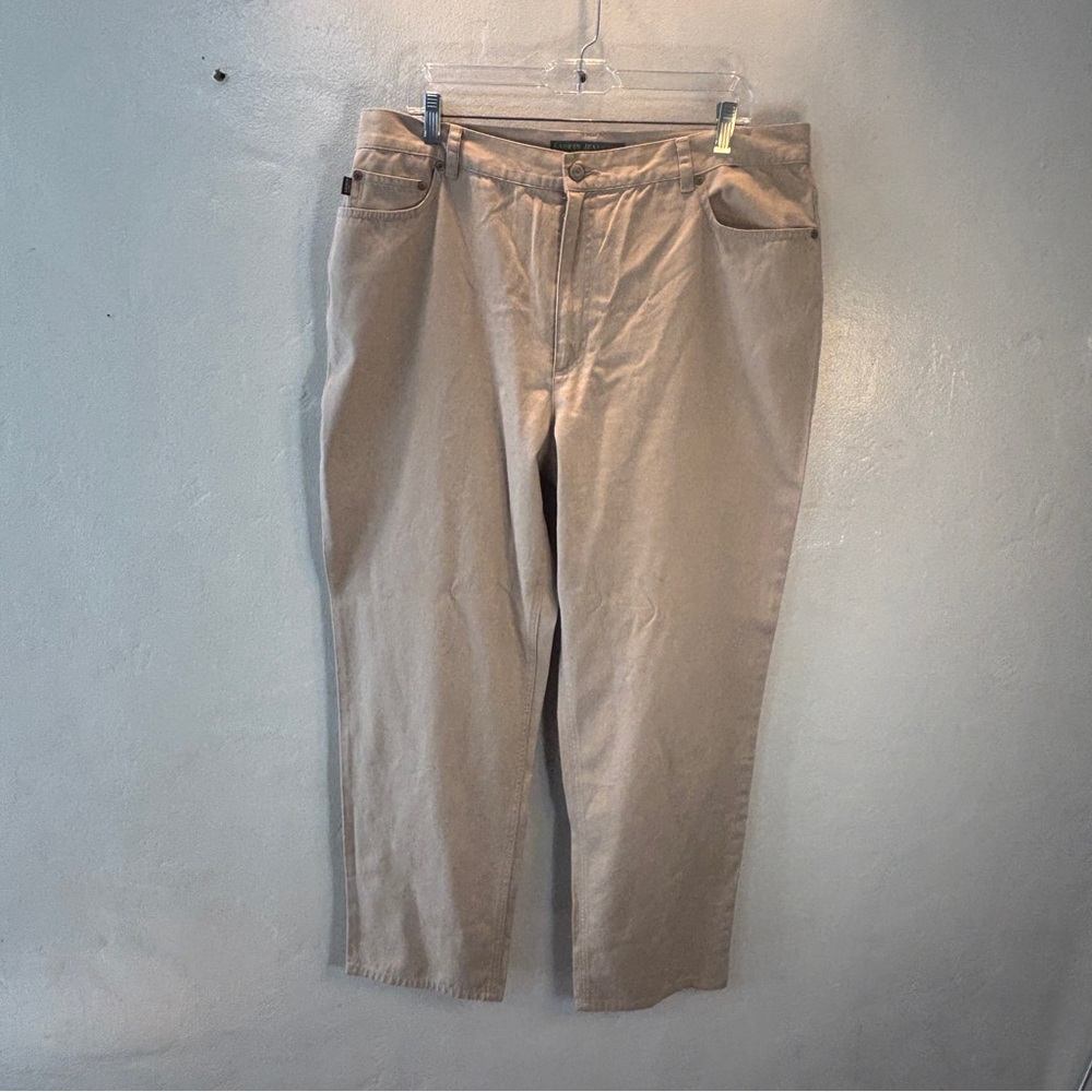 Vintage Lauren Jeans Co. Ralph Women’s Twill High Rise Straight Pant Size 16